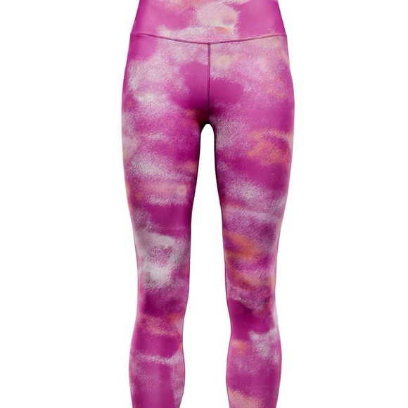 NWT Nike One Dri Fit Women’s Leggings High Rise Gentle Support 7/8 Length-Pink - Picture 3 of 10